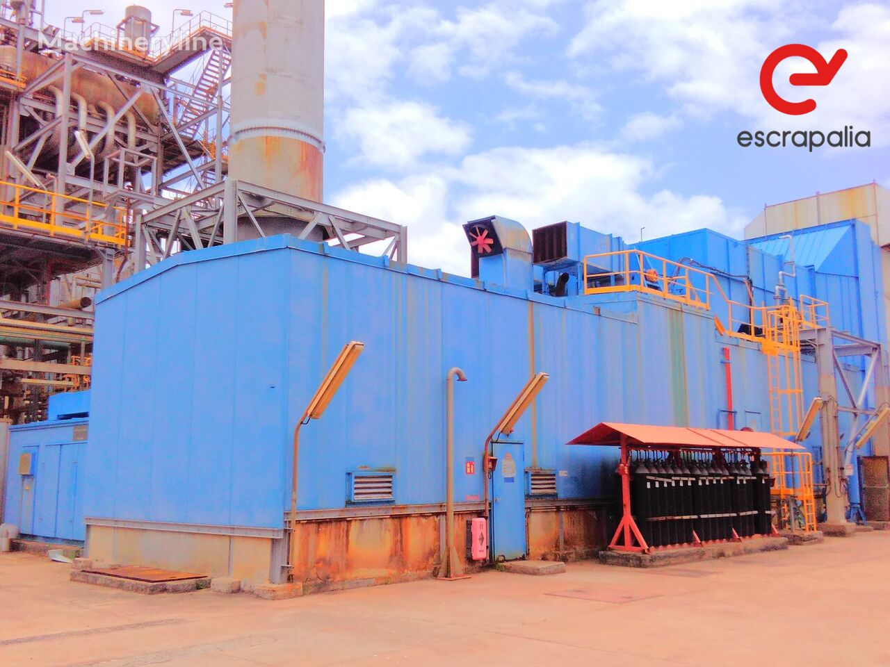 biogaasijaam General Turbina de gas de planta de cogeneración - General electric PG 6