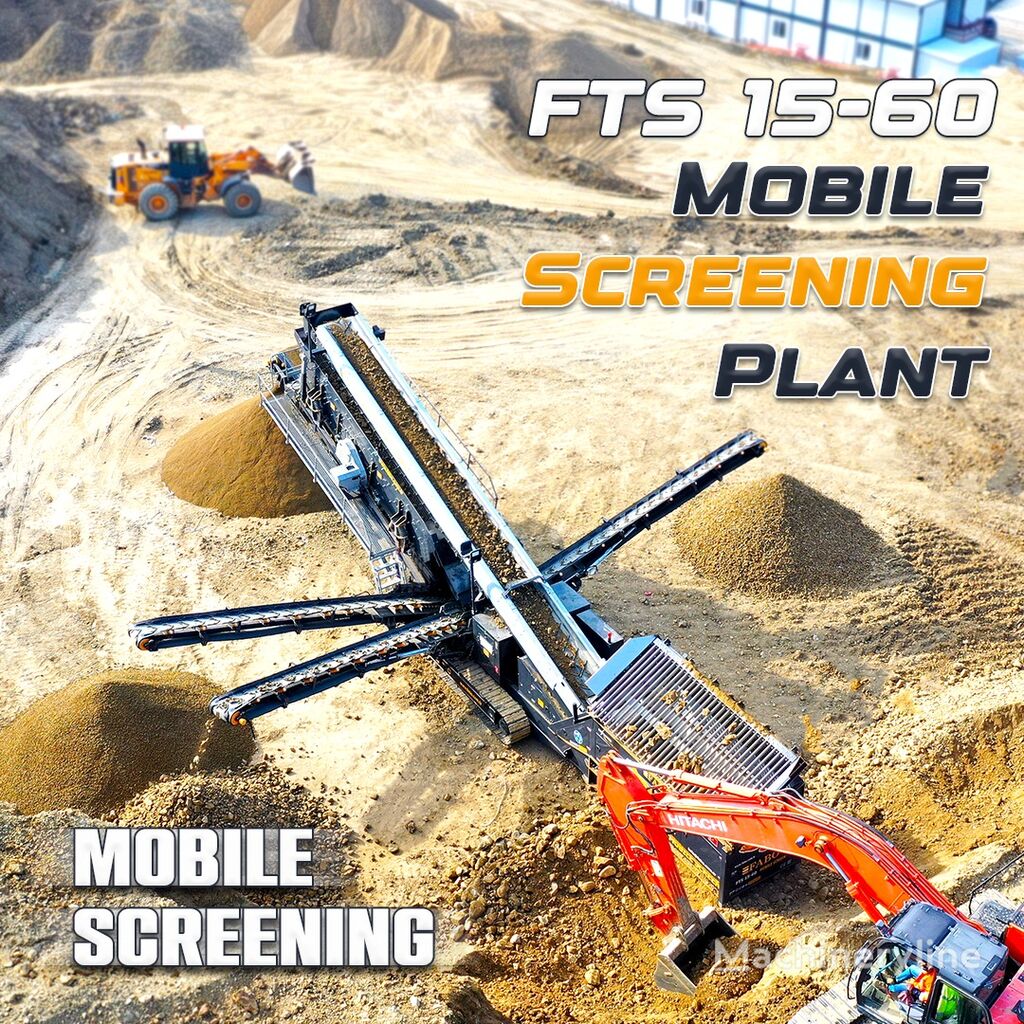 uus asfalditehas FABO  FTS 15-60 MOBILE SCREENING PLANT | Ready in Stock