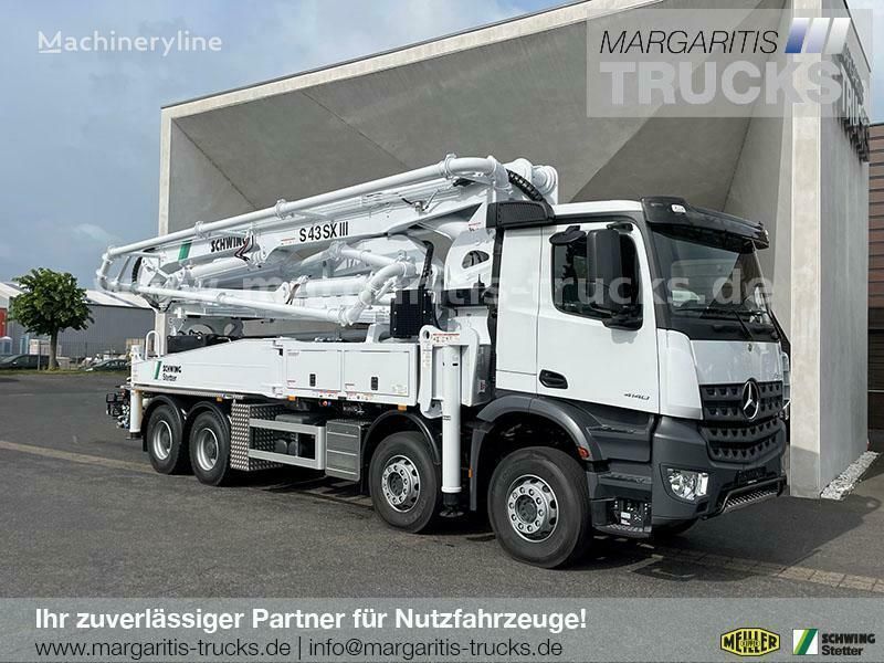 uus betoonipump Schwing S43 SX III šassiil  Mercedes-Benz Arocs 5 4140