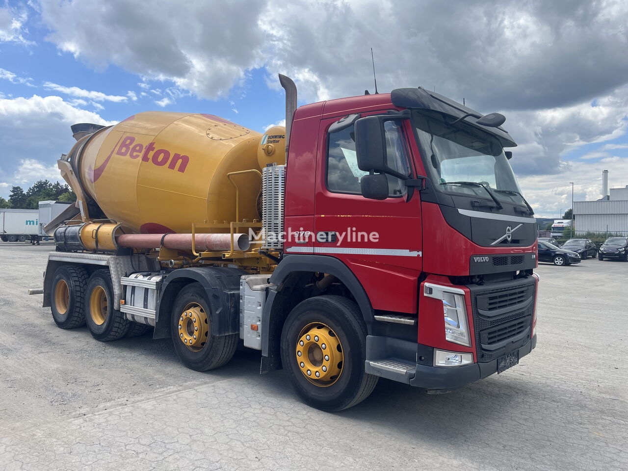 betooniveok Stetter  šassiil  Volvo FM370 Stetter 9cbm