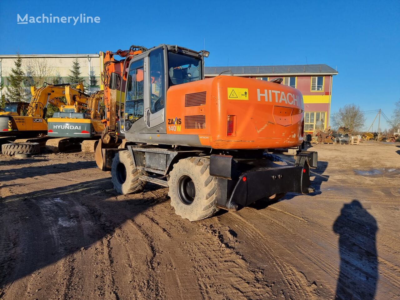 ratasekskavaator Hitachi ZX140W-3