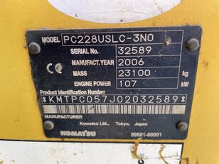 roomikekskavaatori Komatsu PC228USLC-3NO müük pilt 10 roomikekskavaator Komatsu PC228USLC-3NO pilt 10