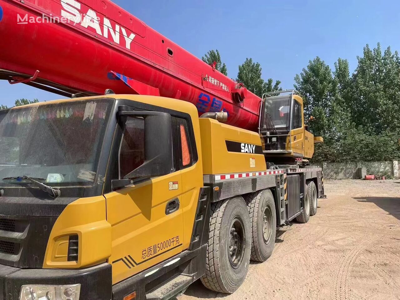 автокран Sany Original Sany brand STC1000 100 ton mobile crane truck