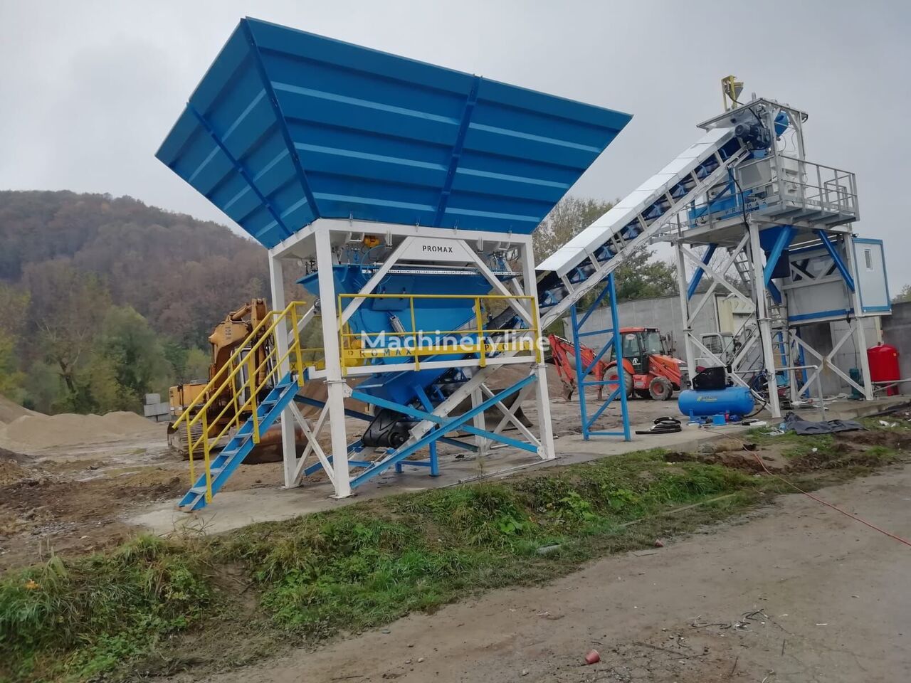 бетонный завод Promax Compact Concrete Batching Plant C60-SNG-PLUS (60m3/h)